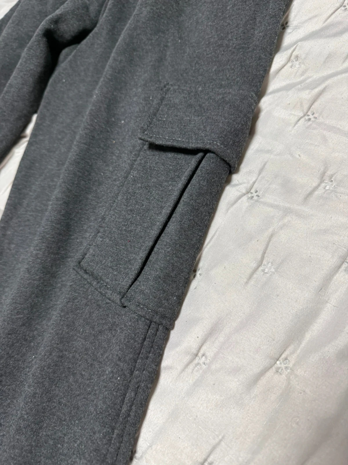 Donkergrijs cargo joggerbroek met label "catch" – photo 4